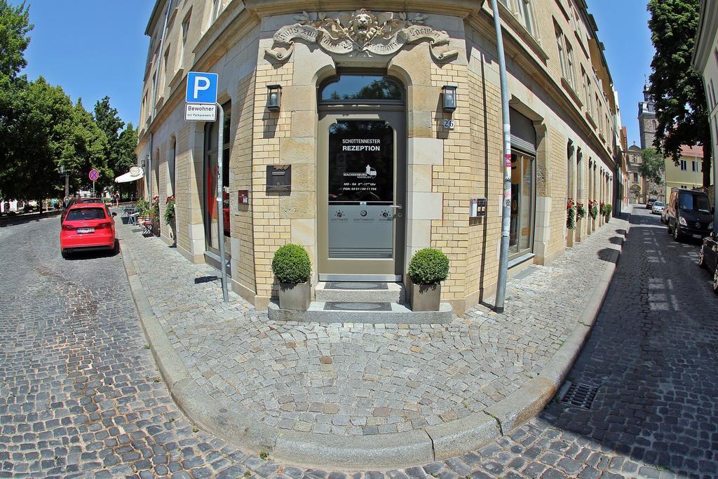 Schottennester Schlafen An Der Kraemerbruecke Erfurt Eksteriør bilde
